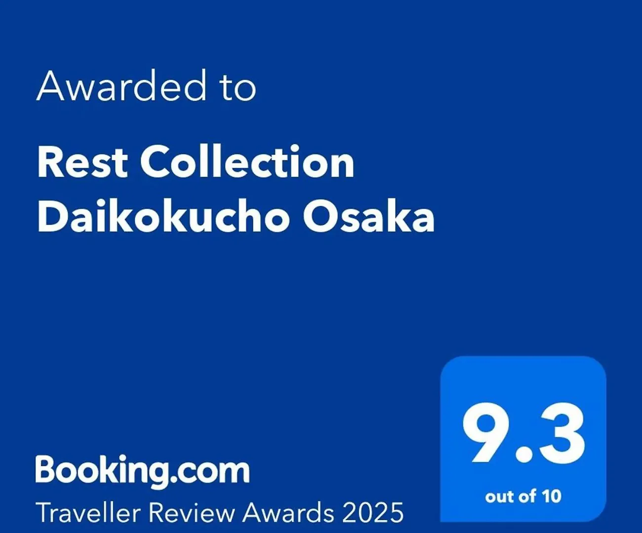 Rest Collection Daikokucho Osakaアパートメント